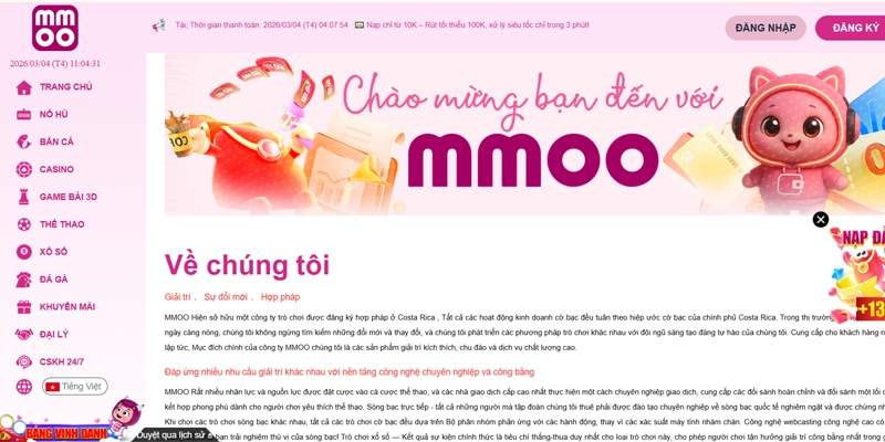 MMOO Wfmxl ⭐️ Link Vào MMOO.COM Nổ Hũ【2026】✔️ MM OO Link +88K 14 MMOO hoạt động uy tín chất lượng từ năm 2020